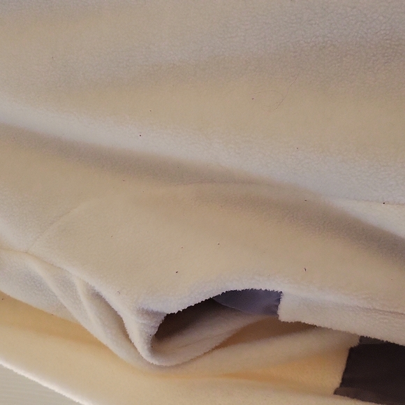 THE NORTH FACE DENALI JACKET CREAM AND GREY GOOD CONDITION. - Picture 10 of 12